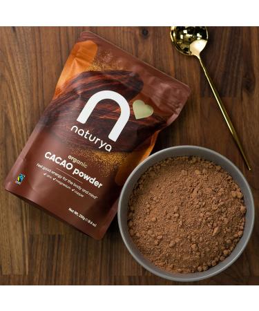 Naturya Fairtrade Organic Cacao Powder 250g - Premium Quality Superfood - Buy Online on GoSupps.com