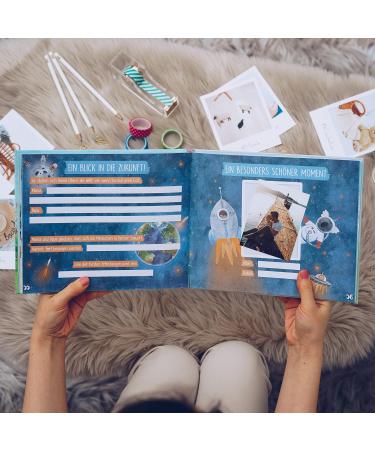 Twivee Baby Album - My First Year Memory Book for Girls & Boys | Durable Baby Diary & Keepsake Album - Buy Online on GoSupps.com