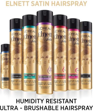 L'Oreal Elnett Satin Hairspray Extra Strong Hold 2.20 oz - Pack of 2 - Buy Online on GoSupps.com