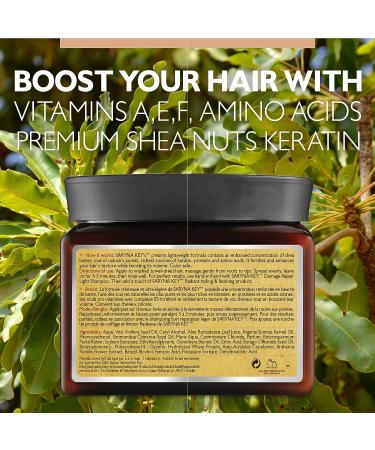 Saryna Key Damage Repair Treatment Butter Mask - African Shea Butter for Dry Hair - Rejuvenating Moisturizer with Keratin & Vitamins A E F - 500ml/16.9oz - Buy Online on GoSupps.com