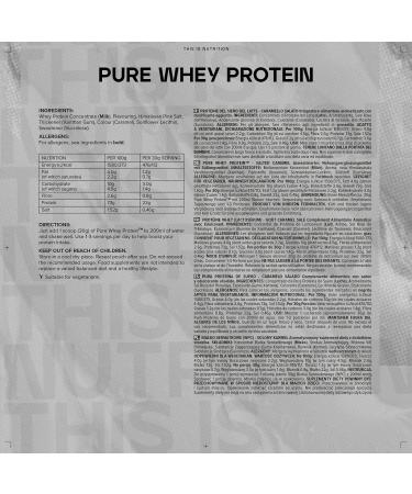 Salted Caramel Whey Protein Powder Shake 2.5kg - Bulk Packaging - 1 Pack - Buy Online on GoSupps.com