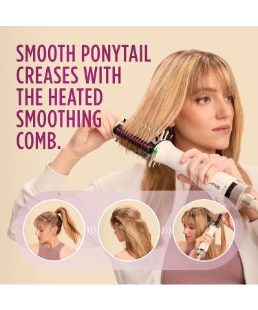 Shark HT202 SmoothStyle Heated Comb & Blow Dryer Brush | Dual Mode | Perfect for All Hair Types | Silk Straightener - Buy Online on GoSupps.com