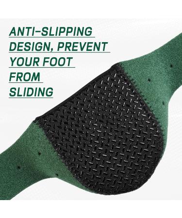 Plantar Fasciitis Gel Heel Protectors for Men & Women | Anti-Slip Heel Cups & Cushion Support for Pain Relief | Foot Fatigue Relief | Size W 4.5-9 / M 5-8 - Black - Buy Online on GoSupps.com