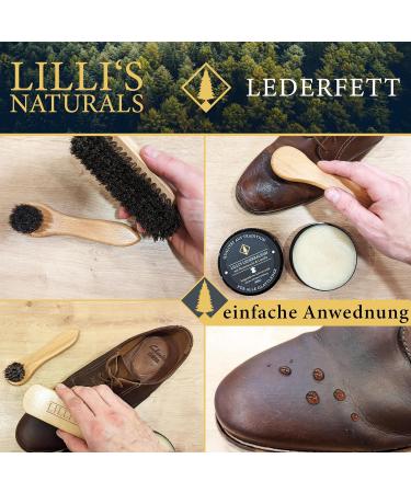 Lillis Naturals Leather Grease with Lanolin - Colorless 200ml for Shoes Saddles Jackets & Belts - Premium Leather Care - Buy Online on GoSupps.com