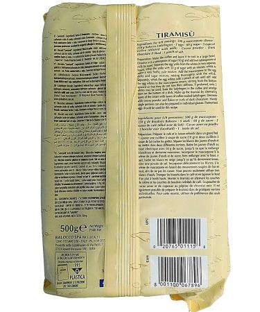 Balocco Savoiardi Ladyfingers - 1.1 lb | Authentic Italian Desserts - Buy Online on GoSupps.com