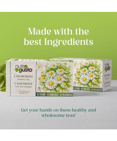 NutroGusto Tea Chamomile 35 g - Buy Online on GoSupps.com