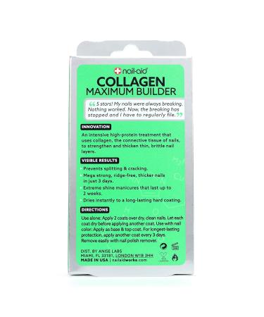 Buy NAIL-AID Collagen Power Coat - Clear Nail Treatment 0.55 Fl Oz | International Shipping Available - Buy Online on GoSupps.com