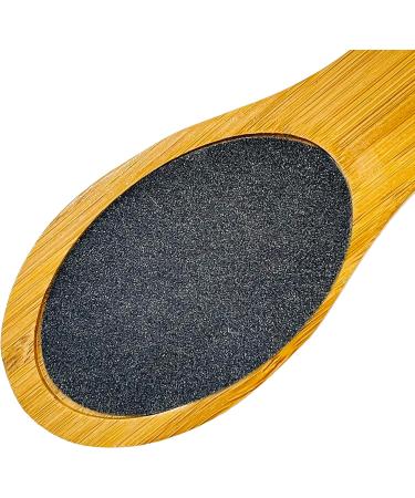 4-in-1 Bamboo Foot File Brush with Pumice Stone and Callus Remover - Buy Online on GoSupps.com