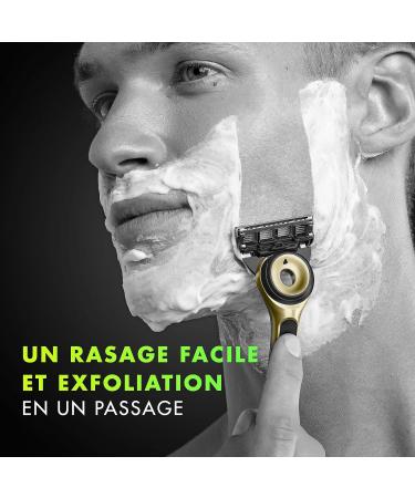 Gillette Labs Men's Razor Limited Edition with Exfoliating Bar Cleans Skin Before Blades 5 Sharp Blades For Close Shave W - Buy Online on GoSupps.com
