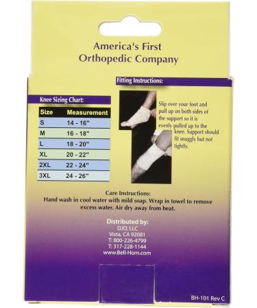 Buy Elastic Knee Support Compression Sleeve - White Large | International Shipping Available - Buy Online on GoSupps.com