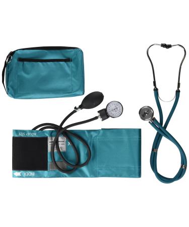 NCD Medical/Prestige Medical Set with aneroid manometer and dual-head stethoscope petrol