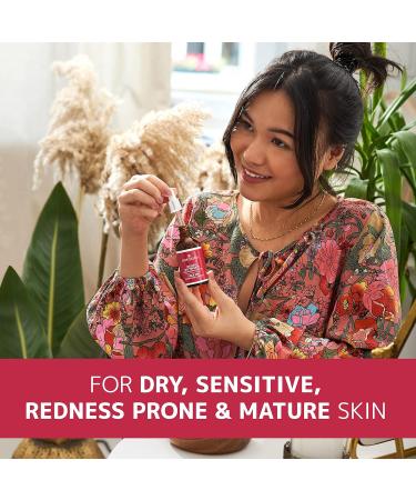 Orientana - Natural Face Oil Japanese Rose & Saffron | Vitamin A C & E | 100% Natural Vegan Anti Ageing Moisturiser | Hydrating Rejuvenating Brightening | Dry Mature & Acne Prone Skin - 50ml - Buy Online on GoSupps.com