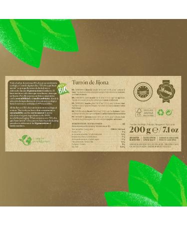 Buy EL LOBO 100% Organic Turr n from Jijona - 200g | All Natural Gluten-Free Eco-Friendly Treats - Buy Online on GoSupps.com