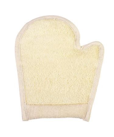 Lionesse Premium Exfoliating Loofah Glove Pad Body Scrubber. Natural Turkish Shower Loofah That Gets You Clean