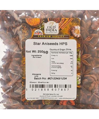 Old India Star Aniseeds HPS 250g - Buy Online on GoSupps.com