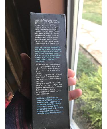 Buy Curcuma Narangi Gentle Cleansing Creme - Nourishing Formula for All Skin Types | International Shipping Available - Buy Online on GoSupps.com