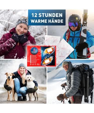 Buy The Heat Company Handw rmer - Extra Warm Pocket Warmers | 10 or 40 Pairs - 12 Hours Air-Activated Heat Pads - International Shipping Available - Buy Online on GoSupps.com