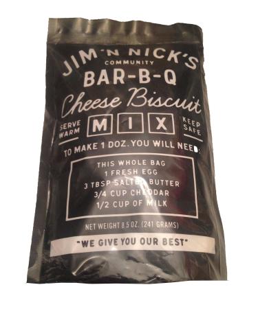 Jim N Nick's World Famous Cheese Biscuits Mix - 8.5 Oz. - A Simple Biscuit Mix for Amazing Cheese Biscuits - Makes 1 Dozen Biscuits