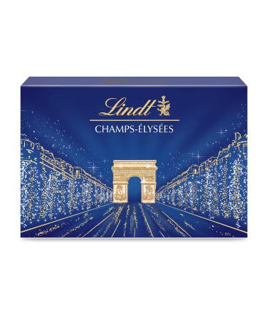 Lindt - CHAMPS-ELYSEES Box - Assortment of Milk Dark and White Chocolates 182g