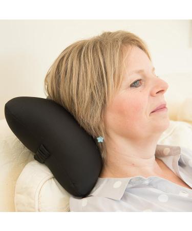 Funtime Gifts Vibrating Massage Pillow - Synthetic Black Therapy Cushion 28x12x19 cm - Perfect for Relaxation & Comfort | International Shipping Available - Buy Online on GoSupps.com