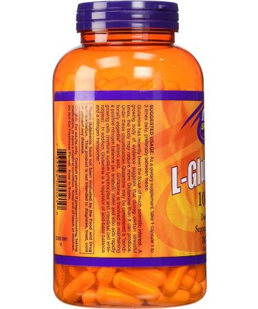 Now Foods L-Glutamine 1000mg - 240 Capsules | Powerful Immune Support - Buy Online on GoSupps.com