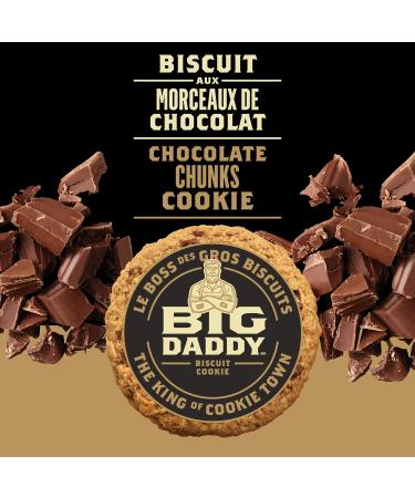 Big Daddy Chocolate Chunks Cookies Soft & Tender Home-Baked Style Gourmet Cookies Contains 8 Cookies (Individually Wrapped) 800g Chocolate Chunk Cookies - Buy Online on GoSupps.com