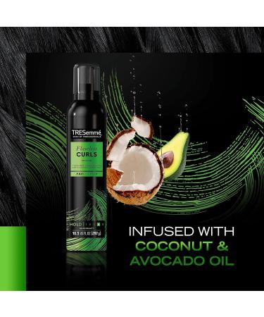 TRESemm Flawless Curls Mousse 10.5 oz | Extra Hold with Coconut & Avocado Oil | Nourish Your Curls - Shop Internationally - Buy Online on GoSupps.com