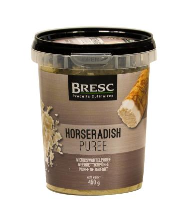 Bresc horserettish puree - 10x 450g - vegan horseradish puree Horseradish ideal for cold applications for fish salad dressings authentic Slavic cuisine ready to kitchen