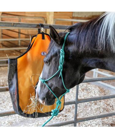 Majestic Ally 1/4" Rope 4 Knot Stiff Polyester Training Halter with 10 Matching Lead Rope for Horses Full (Red Full) Red Full - Buy Online on GoSupps.com