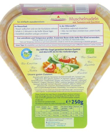 Buy Organic Hipp Mussel Noodles & Children's Plate Bundle - 6 Pack (250g) - Tomatoes Zucchini Carrots & Fine Wild Salmon - International Shipping Available - Buy Online on GoSupps.com