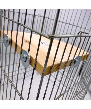 Borangs Wood Perch Bird Platform 7-inch - Cage Accessories for Small Animals - Parrot Stand Playground for Rat, Hamster, Gerbil, Mouse, Lovebird, Finches, Conure, Budgie - Exercise Toy - Buy Online on GoSupps.com