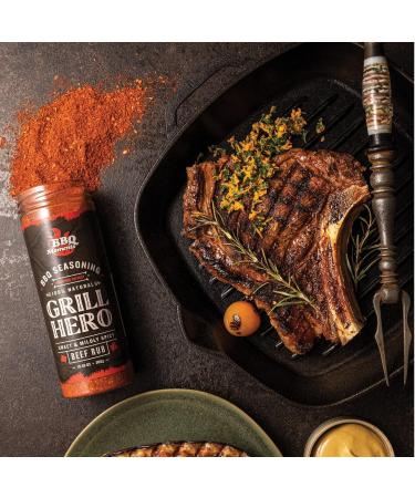 BBQ Moments Steak Seasoning Beef Rub Barbecue Dry Rub For Beef Steak Jerky Brisket BBQ Seasonings And Spices For Grilling 300g (10.58 Oz) 2-Beef Rub - Buy Online on GoSupps.com