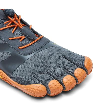 Vibram Men's Kso Evo Running Shoe - Size 41.5/42 EU - Grey Orange - Best for Performance & Comfort - Buy Online on GoSupps.com