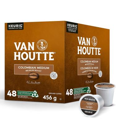 Van Houtte Colombian Medium Roast K-Cup Coffee Pods 48 Count For Keurig Coffee Makers & Vanilla Hazelnut K-Cup Pods 24 Pack - Buy Online on GoSupps.com
