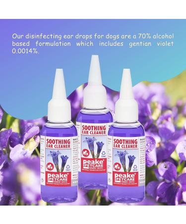 Quistel Dog Ear Cleaner Solution - Soothing Canaural Ear Drops - Dog Ear Drops for Infection Wax Dirt Yeast and Mites - 50ml - Buy Online on GoSupps.com