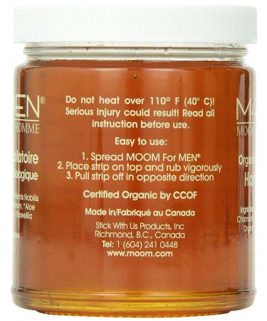 Moom M4Men Hair Remover Refill Jar - 12 Oz for Men | Smooth Skin Solution - Buy Online on GoSupps.com