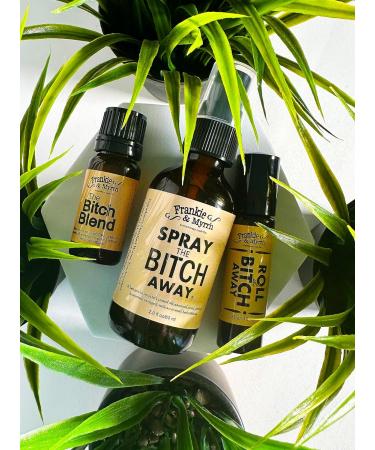 Frankie & Myrrh Bitch Kit Trio - Aromatherapy Spray Roll-on & Essential Oil Blend for Irritability | Natural Perfume with Bergamot Geranium Lavender & Frankincense - International Shipping - Buy Online on GoSupps.com