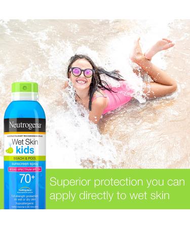 Neutrogena Kids Sunscreen Spray SPF 70+ 5oz | Water-Resistant, Oil-Free, Hypoallergenic - Buy Online on GoSupps.com