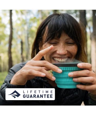 Sea to Summit X-Series Collapsible Silicone Cool Grip Camping Mug 16 oz - Sea Foam Color - Buy Online on GoSupps.com