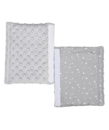 TupTam Children's Car Seat Belt Protector 2-Pack - Small Stars/Gray | Best International Shipping - Buy Online on GoSupps.com
