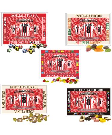 Sunderland Football Shirt Personalised Gift Boxed Sweets Variety