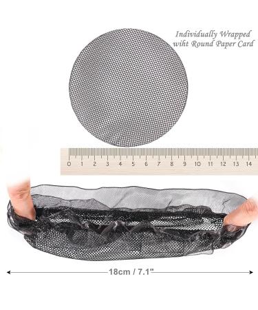 KKTOCHVC Women Bun Dancer Hair Net (5pcs) - Black Lace Elastic Band Bun Cover - Buy Online on GoSupps.com