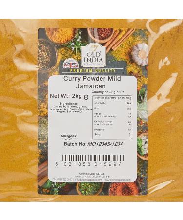 Old India Mild Jamaican Curry Powder 2kg - Authentic Blend (Pack of 1) - Buy Online on GoSupps.com