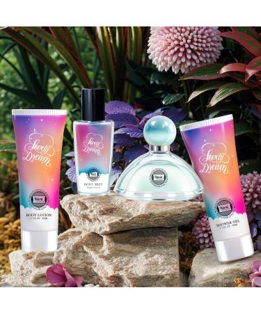 HyBrid & Company Lovely Dream Cloud 4Pcs Gift Set For Women 50ml-Perfume&50ml-Mist&50ml-Bodylotion&50ml-Shower Gel - Buy Online on GoSupps.com