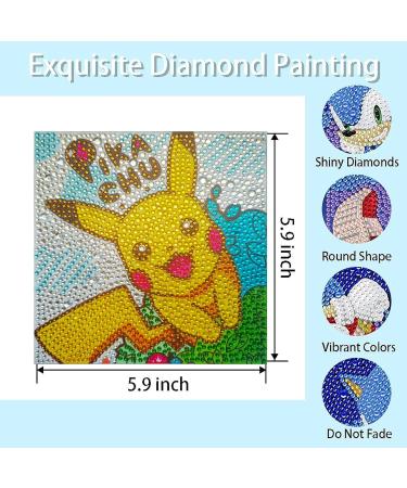 Diamond Painting Kits for Kids 4 Pack - 5D DIY Diamond Art for Kids Beginners - Full Drill Diamond Dots for Children Ages 6-12 - Buy Online on GoSupps.com