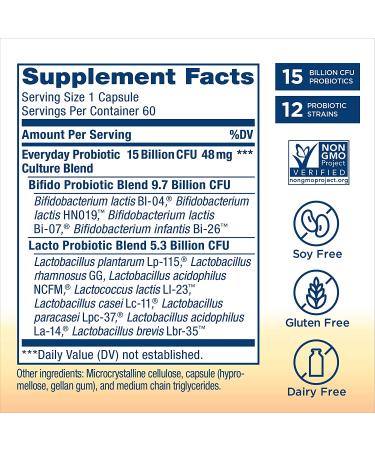 Renew Life Ultimate Flora Probiotic 15 Billion CFU - 60 Veg Capsules for Digestive Health - Buy Online on GoSupps.com