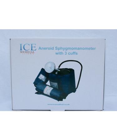 Ice Medical Aneroid Blood Pressure Monitor Kit with 3 Cuffs - Sphygmomanometer for Accurate Readings - Buy Online on GoSupps.com