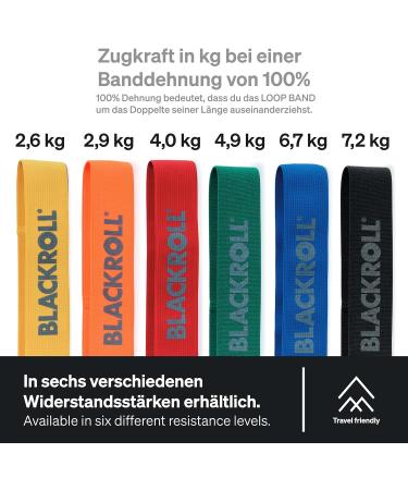 Buy Blackroll Loop Band Set - 3 Resistance Bands (32 cm) for Functional Training | Skin-Friendly Versatile Fitness Bands for Home Office & Outdoor Workouts | Made in Germany - Buy Online on GoSupps.com