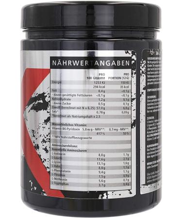 EAA Powder - CrossVital Lemon & Lime | Vegan 500g | With Vitamin B6 | Mega Taste | Instant Solubility | Made in Germany - Buy Online on GoSupps.com