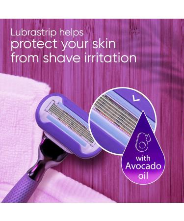 Gillette Venus Miami Midnight Extra Smooth Women's Razor Blade Refills 6 Refills - Buy Online on GoSupps.com